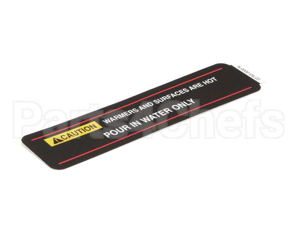 02763.0000 Bunn Decal,Caution-Hot Surf/Pourin