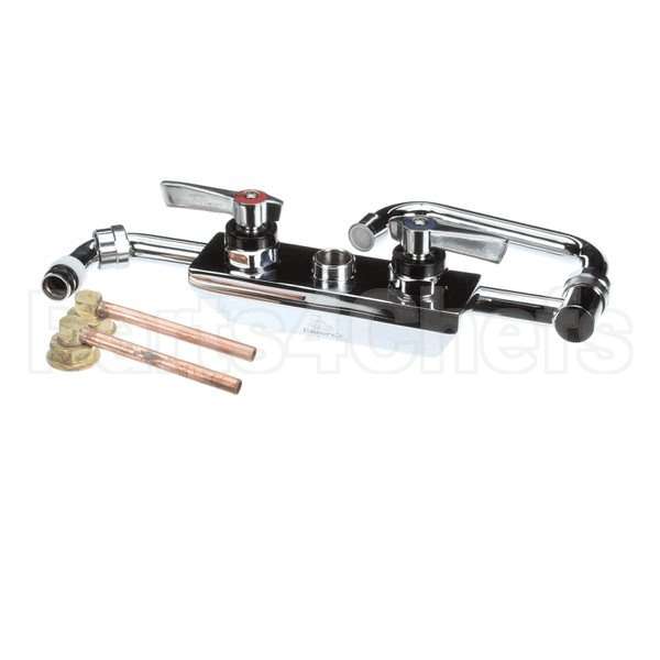 03000465 Compatible Glastender Faucet, Backsplash Mount With 18" Double