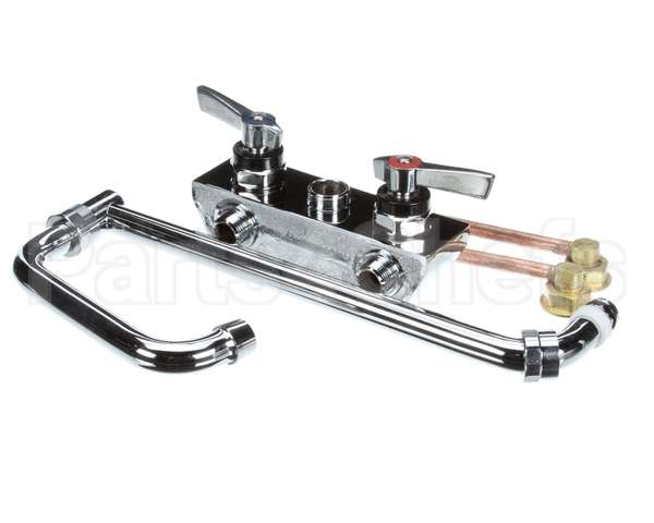 03000465 Glastender Faucet, Backsplash Mount With 18" Double