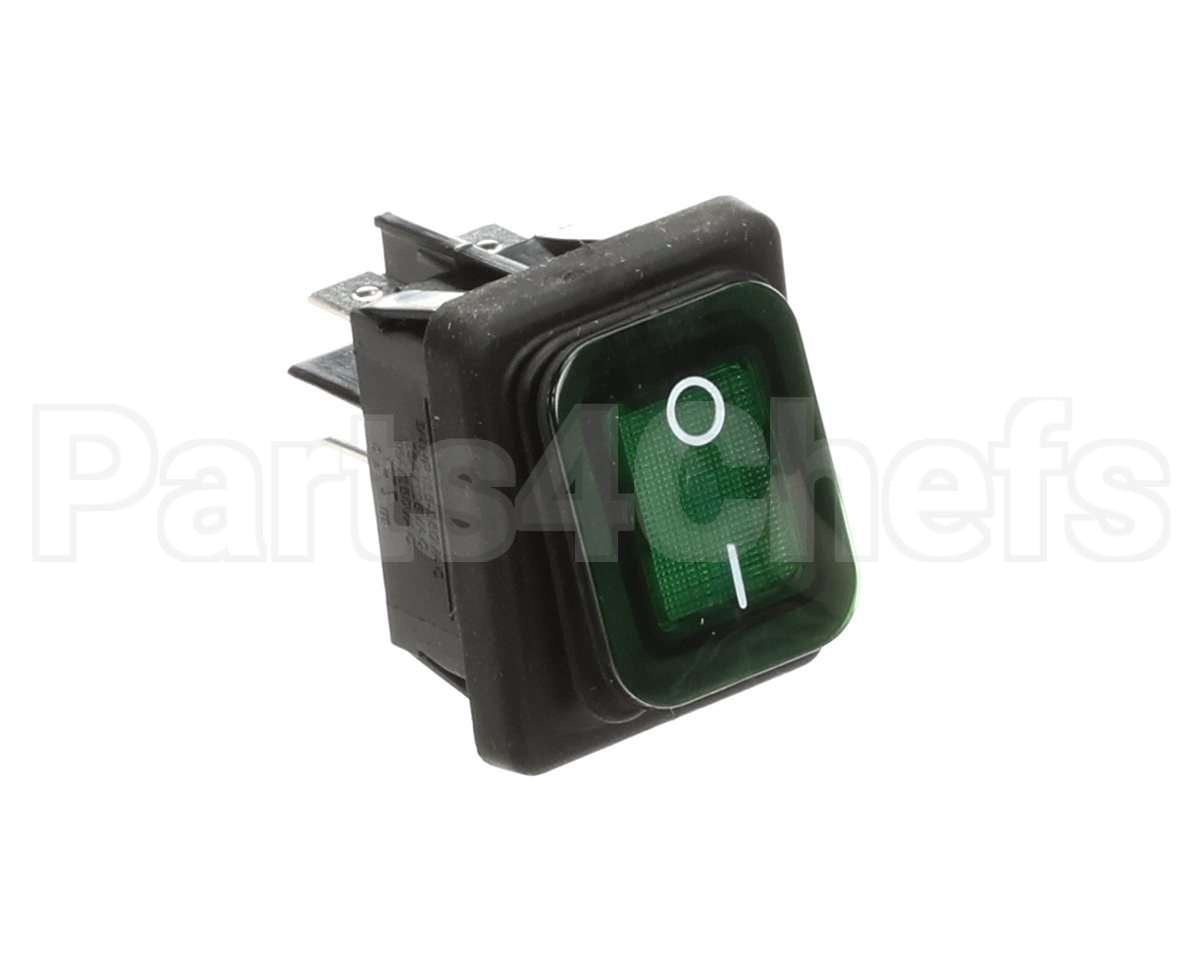 03048.0000 Preprite Desmon R25-0010 Main Switch Green Double