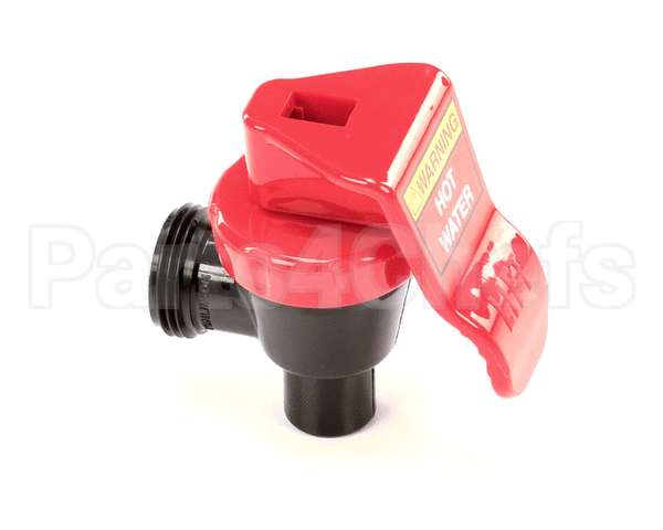 03260.0036 Bunn Faucet Assembly, Red Lift Handle