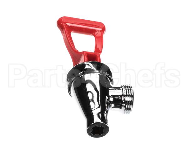 03287.0008 Bunn Faucet Assembly,Crm W/Red No Text