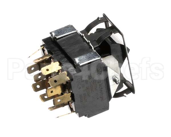 03356.0003 Bunn Switch,4Pdt 250V Blk W/Blk Bzl