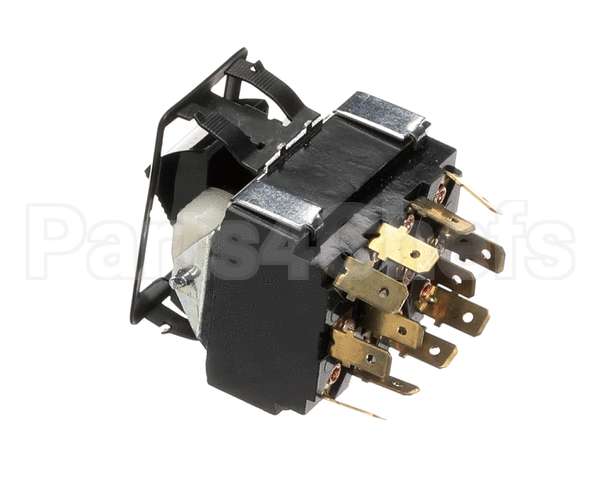 03356.0003 Bunn Switch,4Pdt 250V Blk W/Blk Bzl