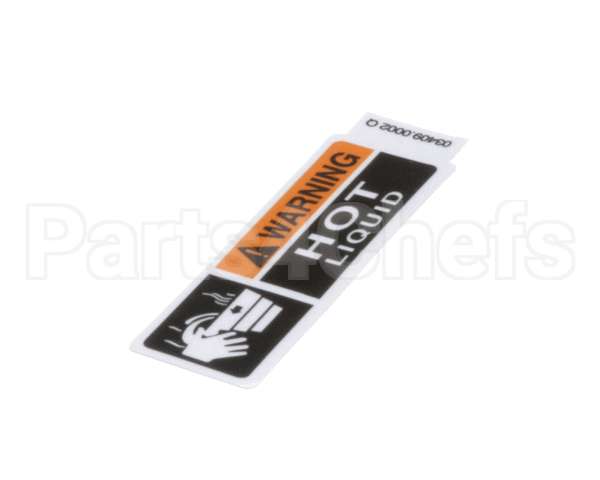 03409.0002 Bunn Decal, Warning-Hot Liquid