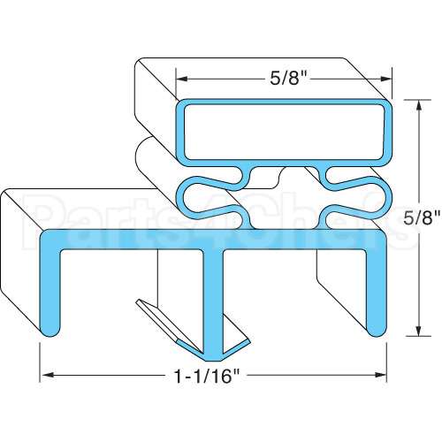 037453 Compatible Norlake Gasket, Door
