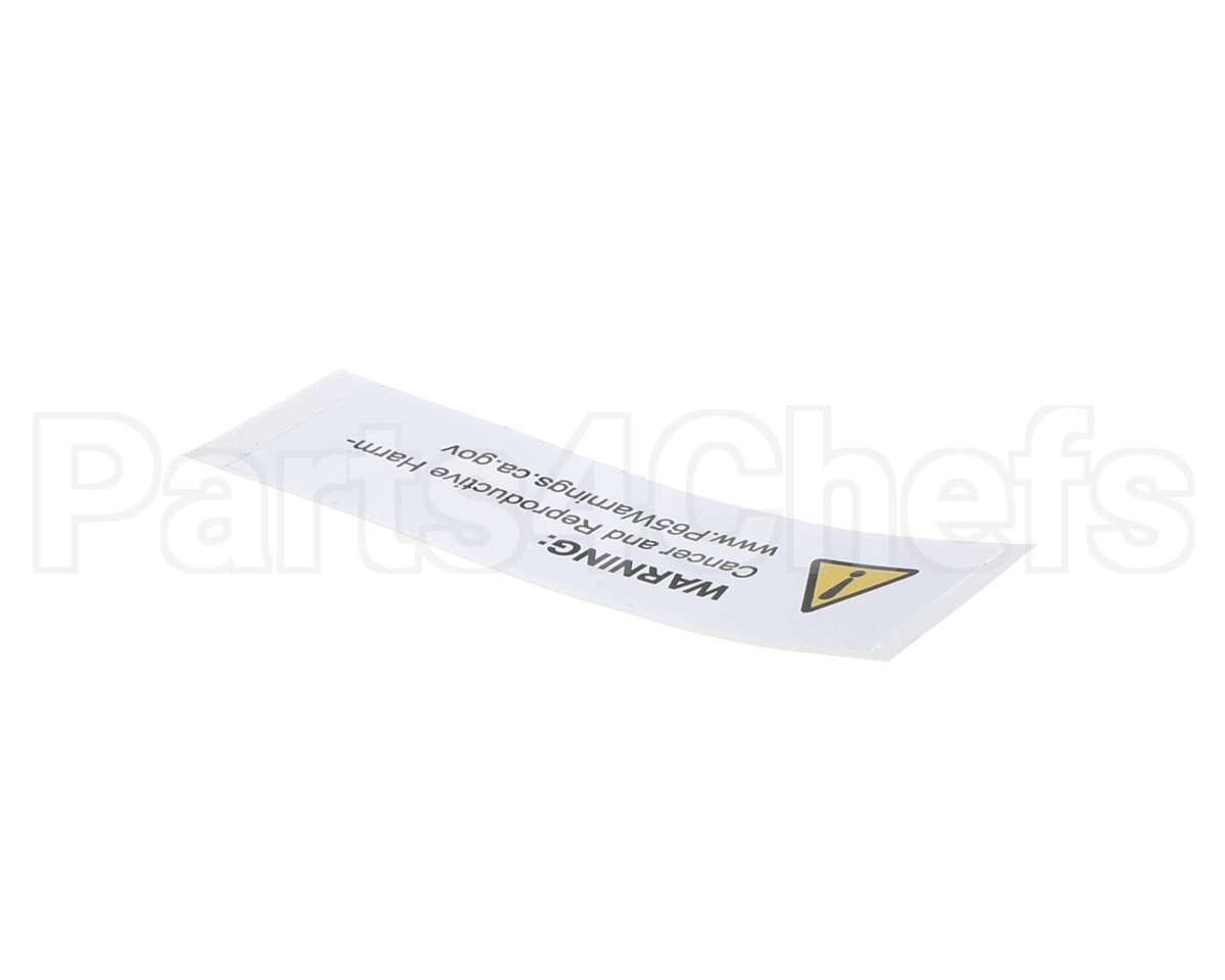 04.IP0368.001 Grindmaster Cecilware """Proposition 65"" Sticker"