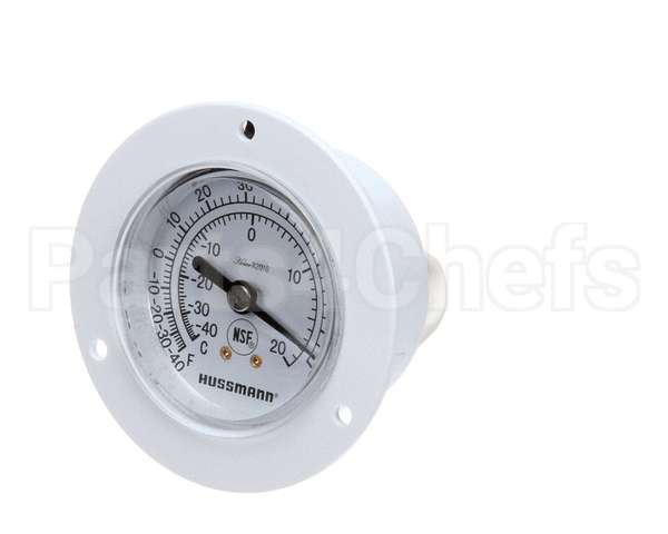 0443312 Hussmann Thermometer-2 Dial White
