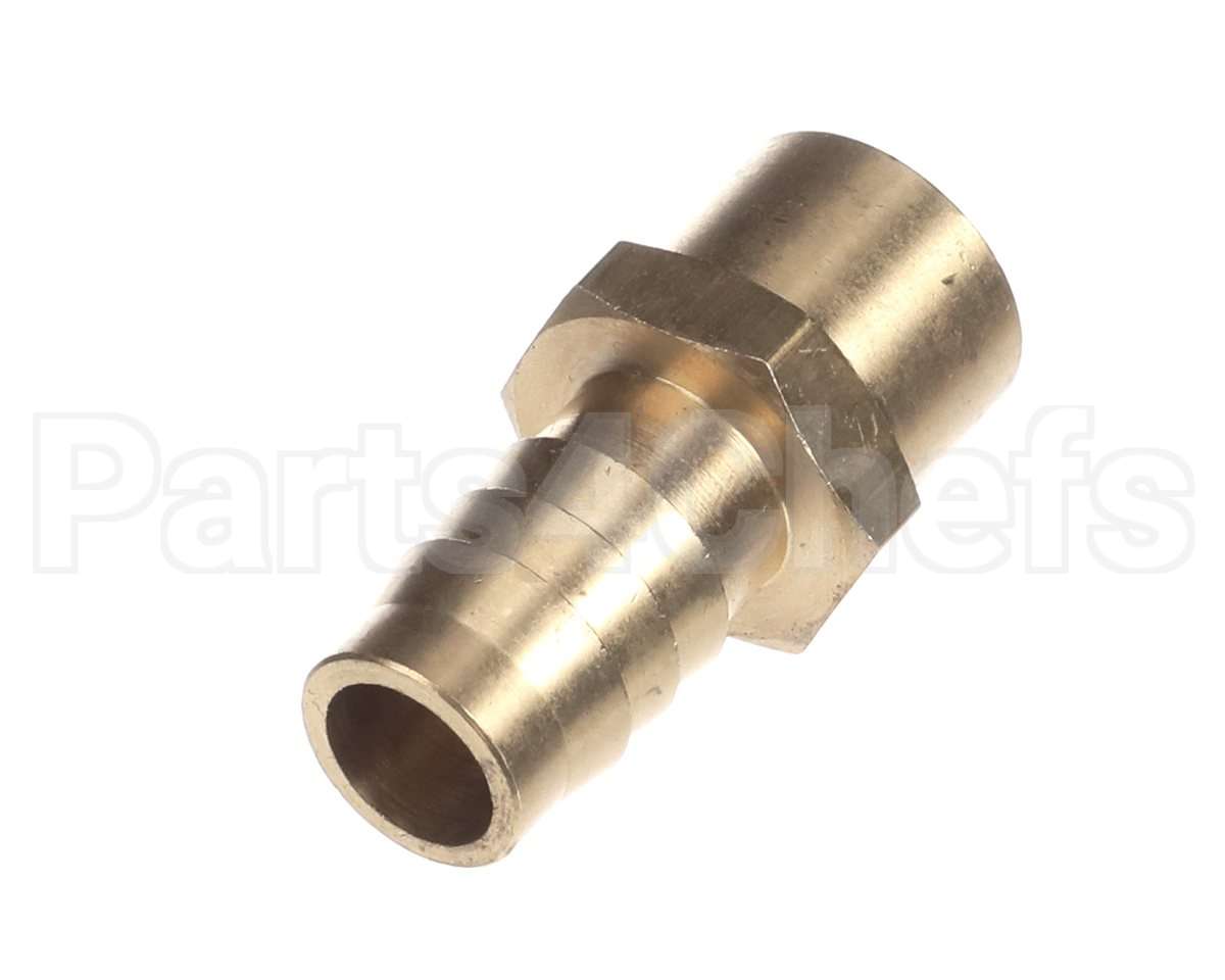 04730-004-55-02 Jackson Adapter, 1/2" Barb X 1/4"Brass