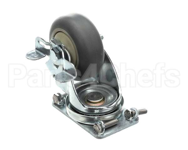 0569313BK Cres Cor Caster Kit, 3" Dia, Plate