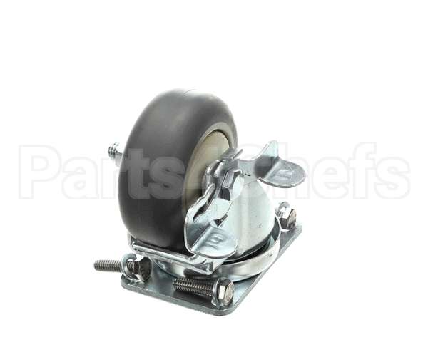 0569313BK Cres Cor Caster Kit, 3" Dia, Plate