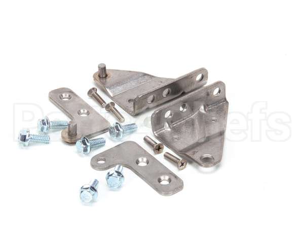 06001372 Glastender Hinge Set And Brackets, 180^ Swing, 1-1/