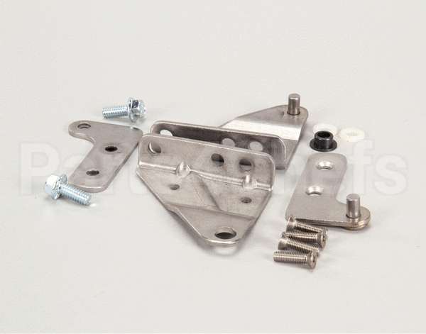 06001373 Glastender Hinge Set And Brackets, 180^ Swing, 1-1/