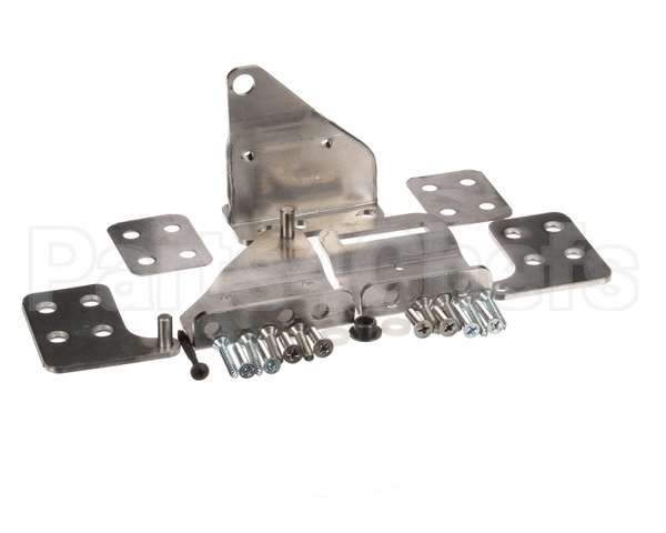 06001377 Glastender Hinge Set And Brackets For Wood Doors, 1