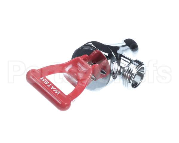 07094.0100 Bunn Faucet Assy, Red Hdl Crm Self
