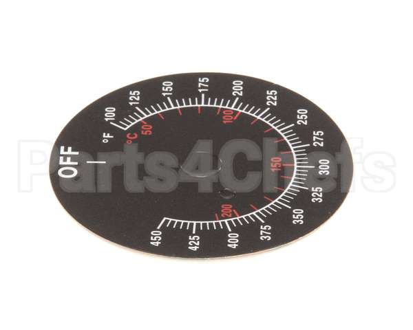 08-5839 Market Forge Label Dial Temp