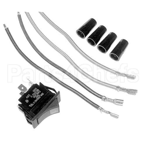 0808-113-K Compatible Crescor Switch Kit - Amber Light, 20A, 120V