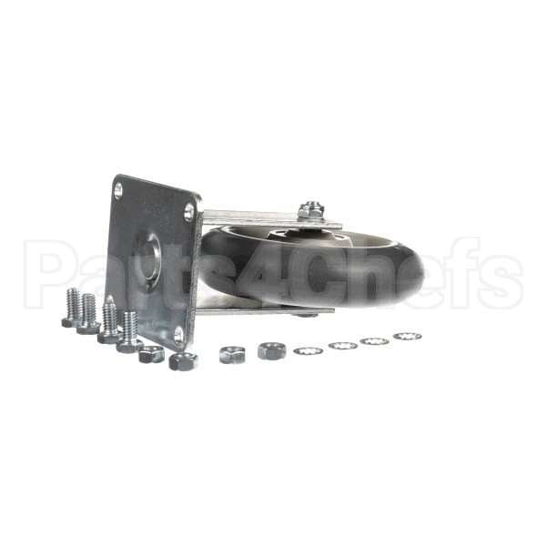 09057 Compatible Lakeside Rep Caster-5"Grey Dnt Rgd 5"T