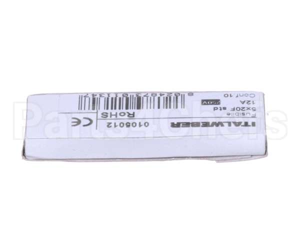 0C8375 Electrolux Professional Fuse; 250V 12A 5X20Mm; Set 10Pcs