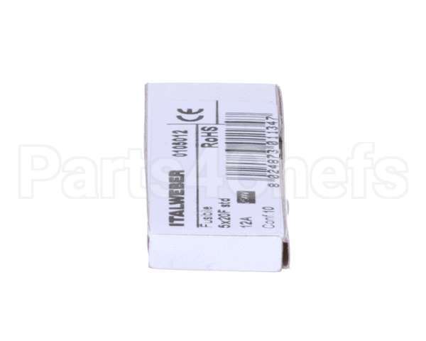 0C8375 Electrolux Professional Fuse; 250V 12A 5X20Mm; Set 10Pcs