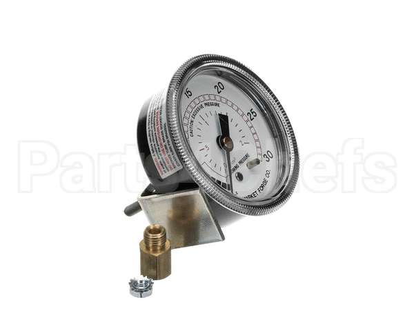 10-4748 Market Forge Pressure Gauge, 0-30 Lbs/In