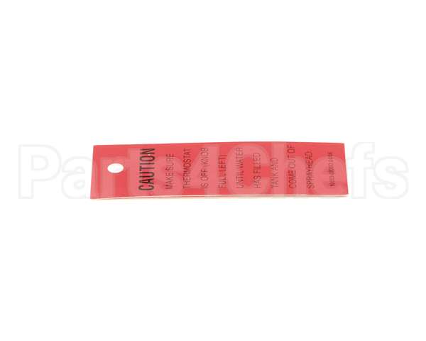10003.0000 Bunn Tag, Thermostat-Red