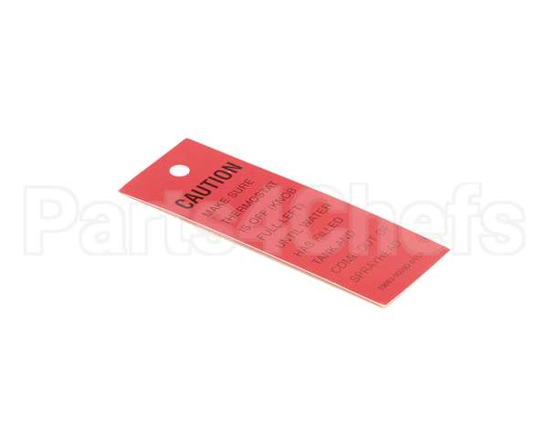 10003.0000 Bunn Tag, Thermostat-Red