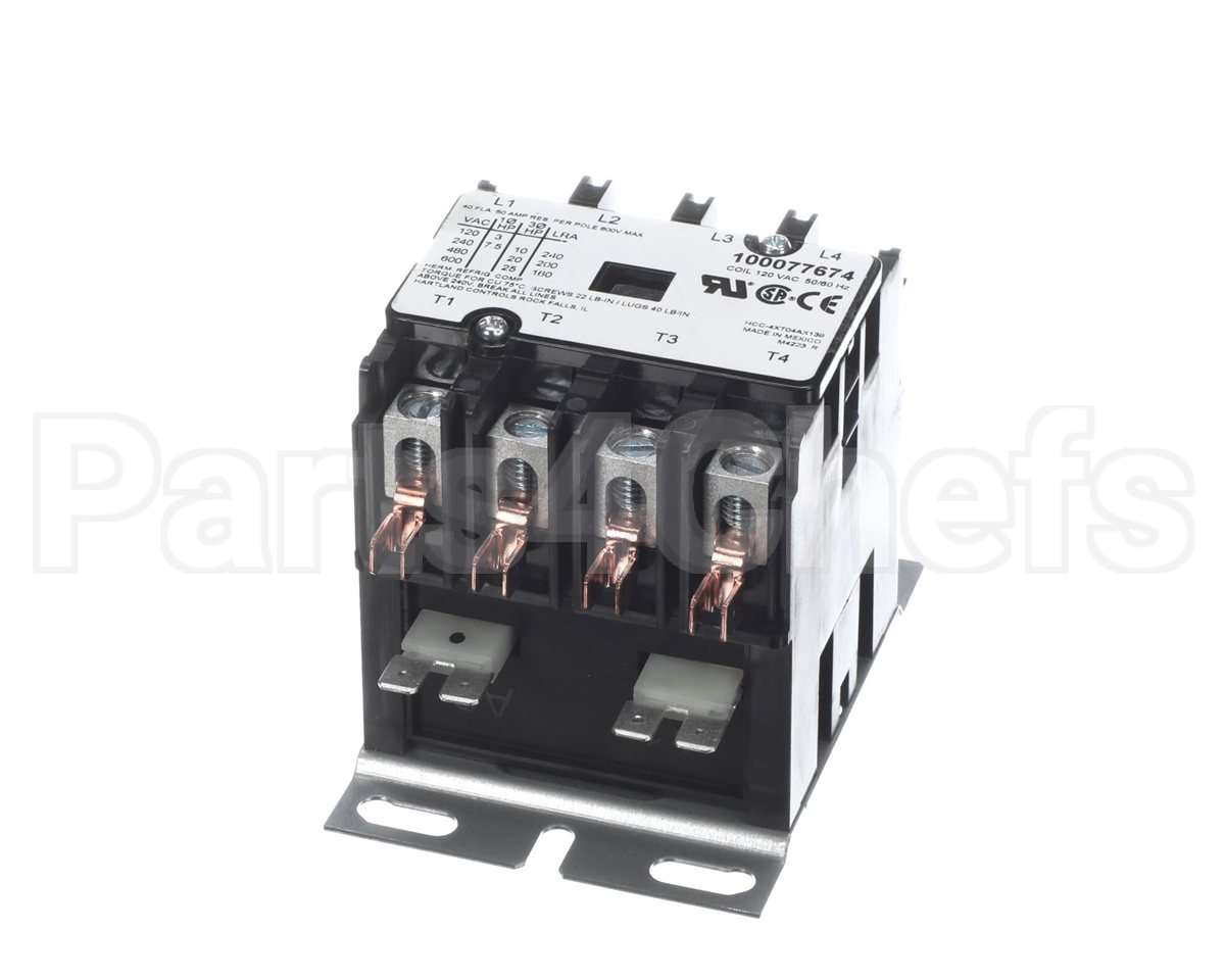 100110094 Lochinvar 4-Pole 50A 120V Contactor