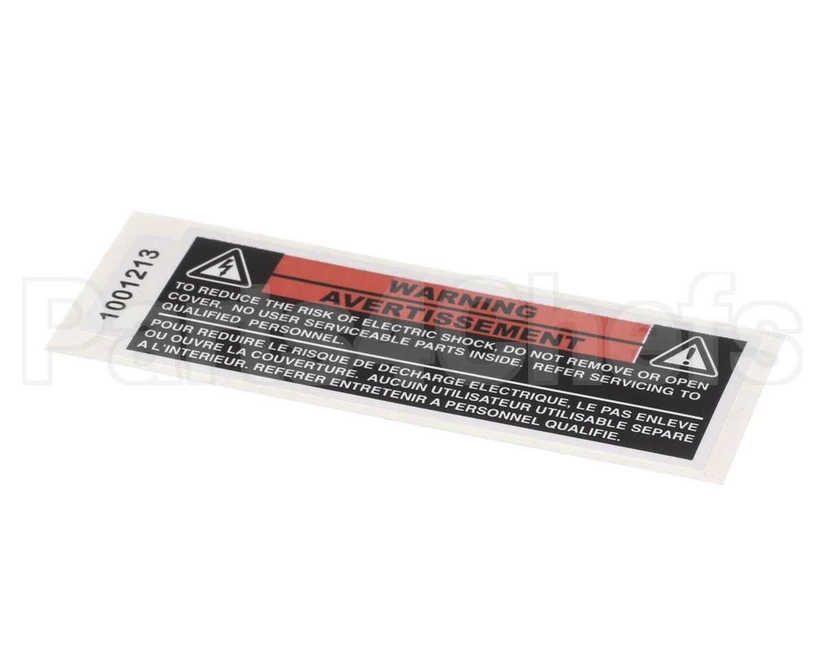 1001213 Antunes Label, Shock Hazard