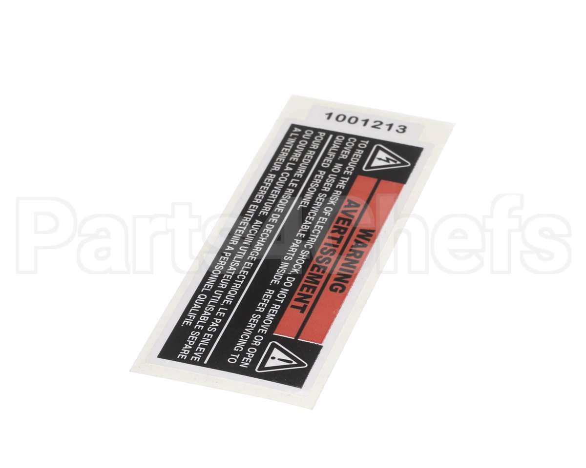 1001213 Antunes Label, Shock Hazard