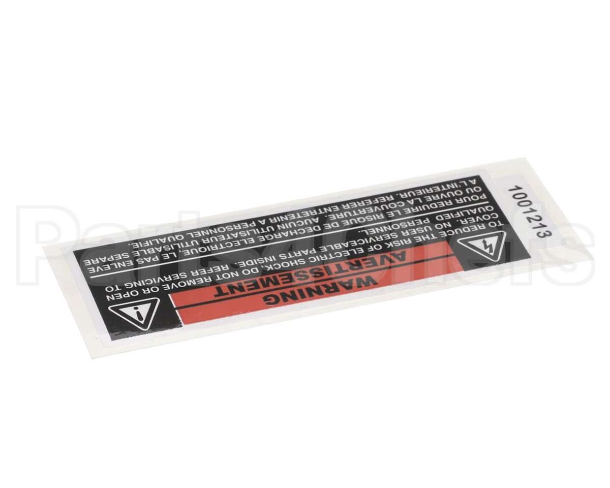 1001213 Antunes Label, Shock Hazard