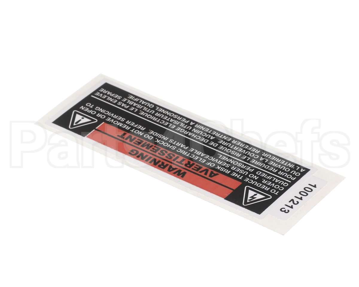 1001213 Antunes Label, Shock Hazard