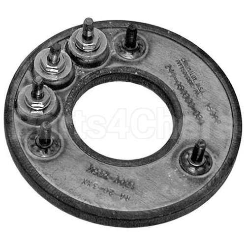 100336 Compatible Newco 3-Heat Coffee Element 120V 500/115/89W 4" Od