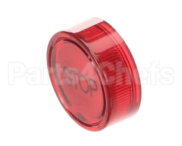 10054 Gaylord Red "Stop" Lens With "Stop" Inscription