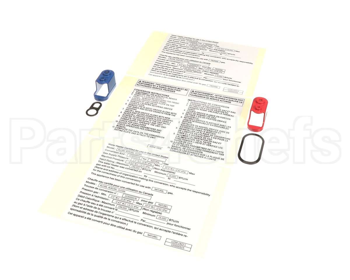 103000076 Rinnai Conversion Kit