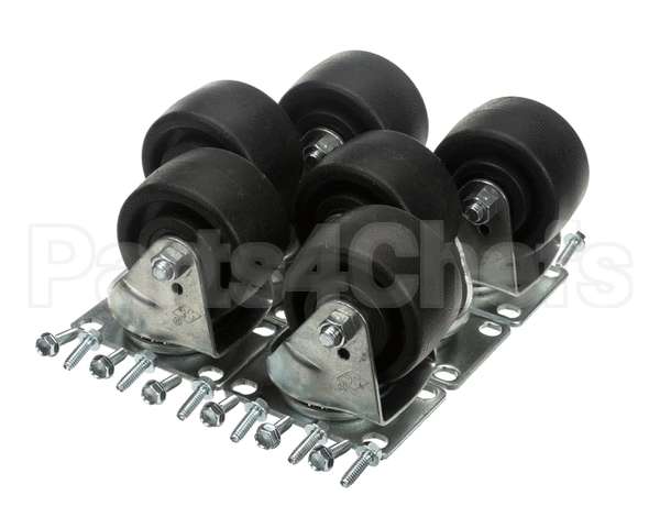 10314-105 Silver King 4'' Caster Plate Kit W/O Brake