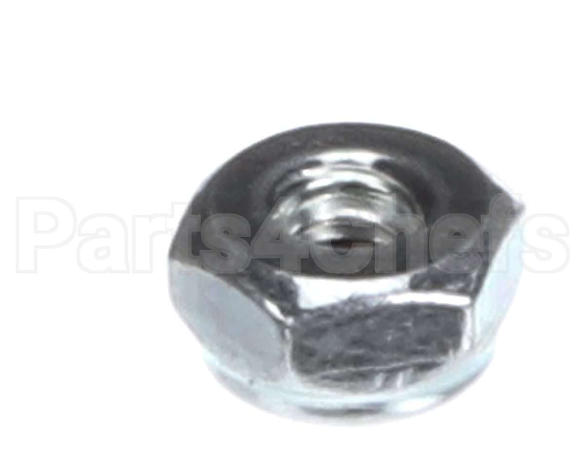 104223 Cleveland Nut;Hex;Lock;6-32;Pltd; Nylon