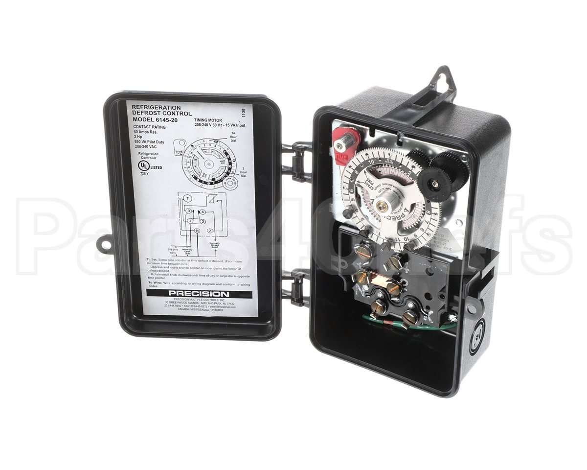 10574B Hussmann Timer Defrost 6145-20B 230V W/Brkt