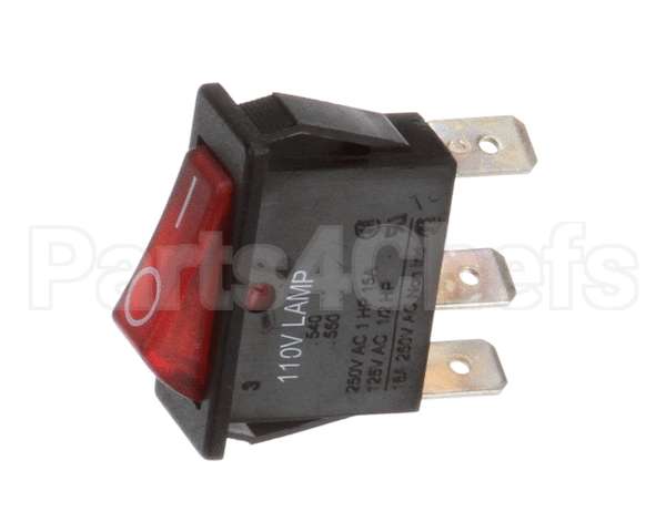 1058.00006.00 Fetco Switch, Power, Rocker Red, Ill