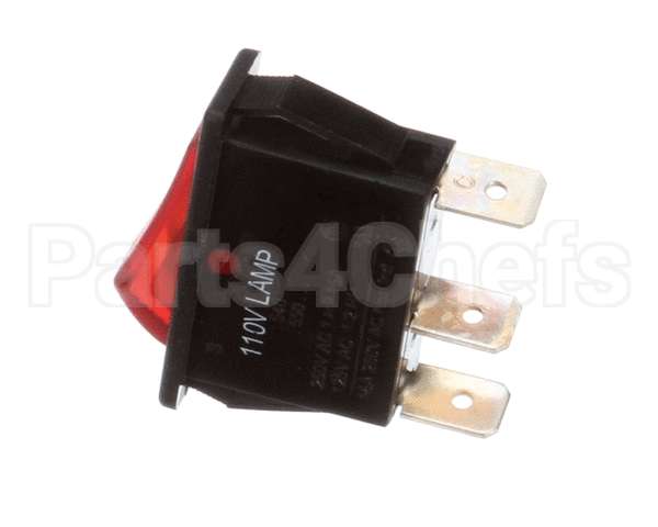 1058.00006.00 Fetco Switch, Power, Rocker Red, Ill