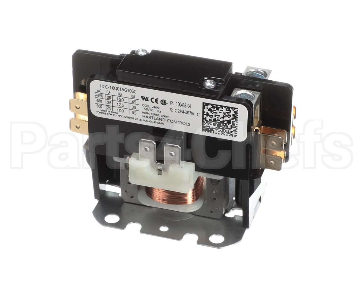 10F73 Lennox Contactor, Spst N.o., 24 Volts, 25 Amps