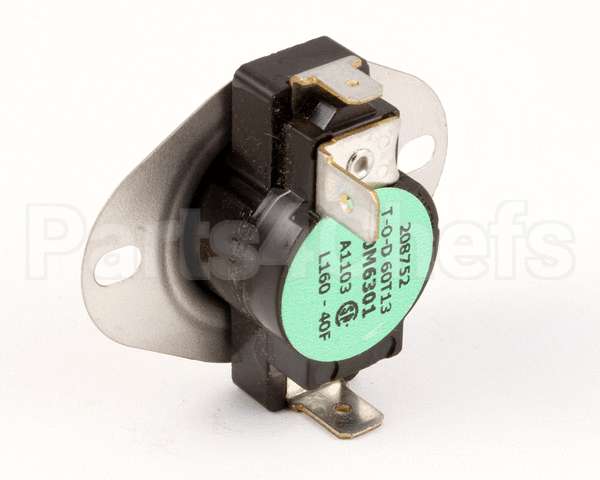 10M63 Lennox Limit Control, 160 Deg F, Spdt, Green La