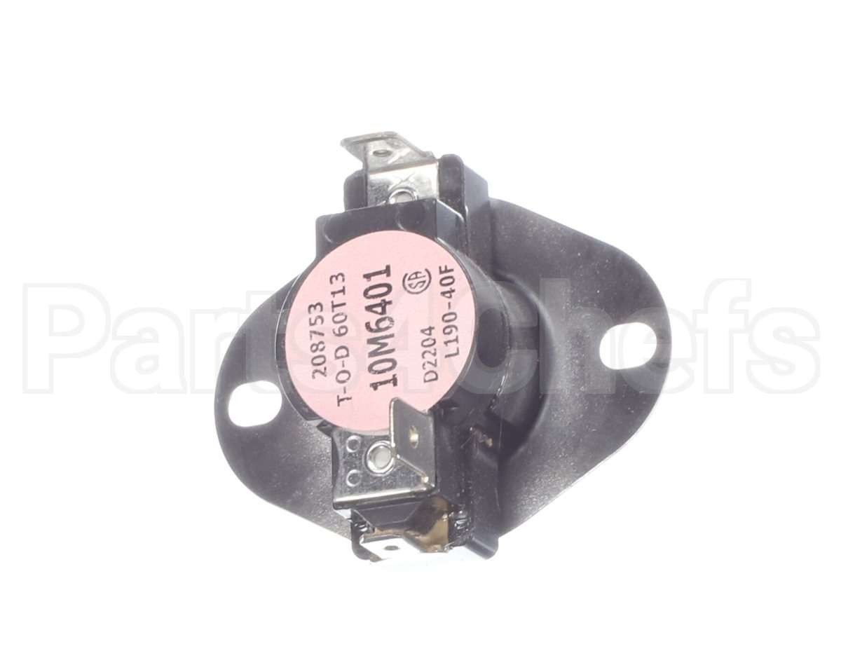 10M64 Lennox Limit Control, 190 Deg F, Spdt, Pink Lab