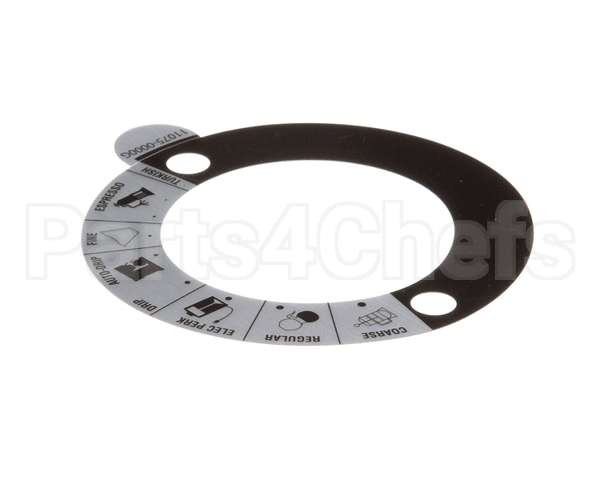 11075.0000 Bunn Decal, Grind Select-Dial