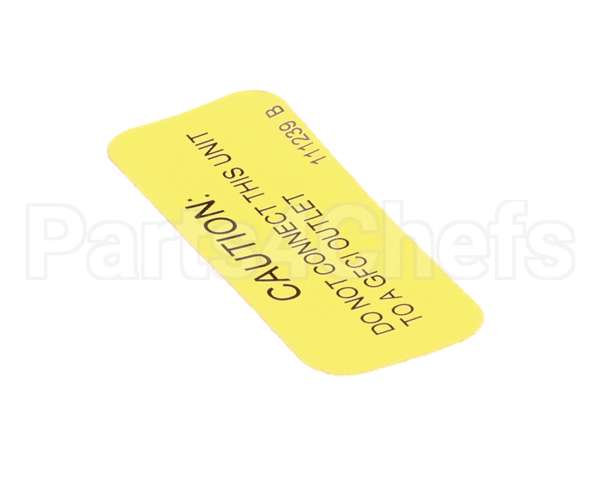 111239 Cleveland Label;Gfci Warning