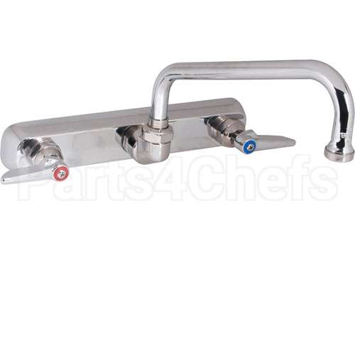 1126 Compatible TS Brass Faucet, 8"Wall, 8"Spt, Leadfree
