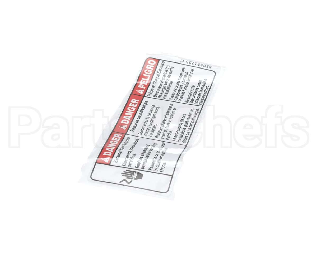 112712 American Dryer Laundry Maytag Electric Danger Label