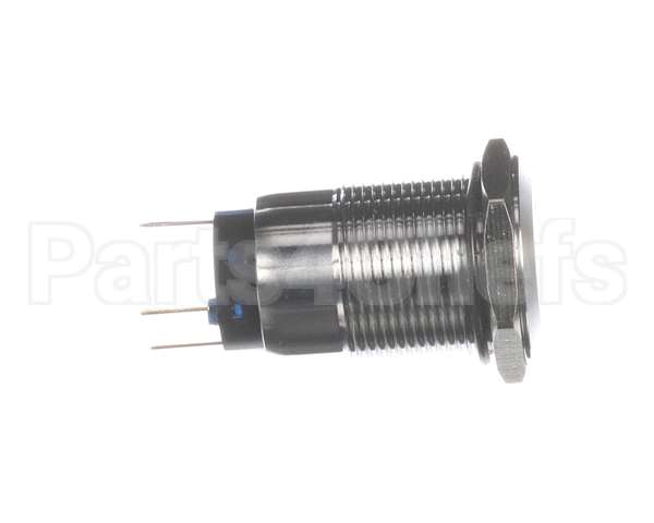 11392 Halton Blue Illum Metal Push Button