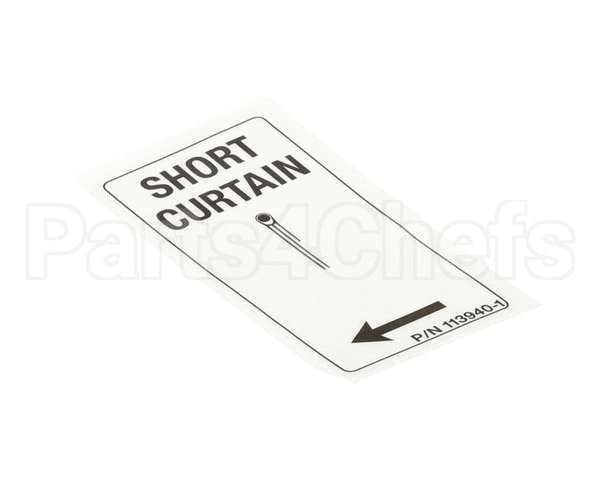 113940-1 Champion - Moyer Diebel Label Curtain Rl Short