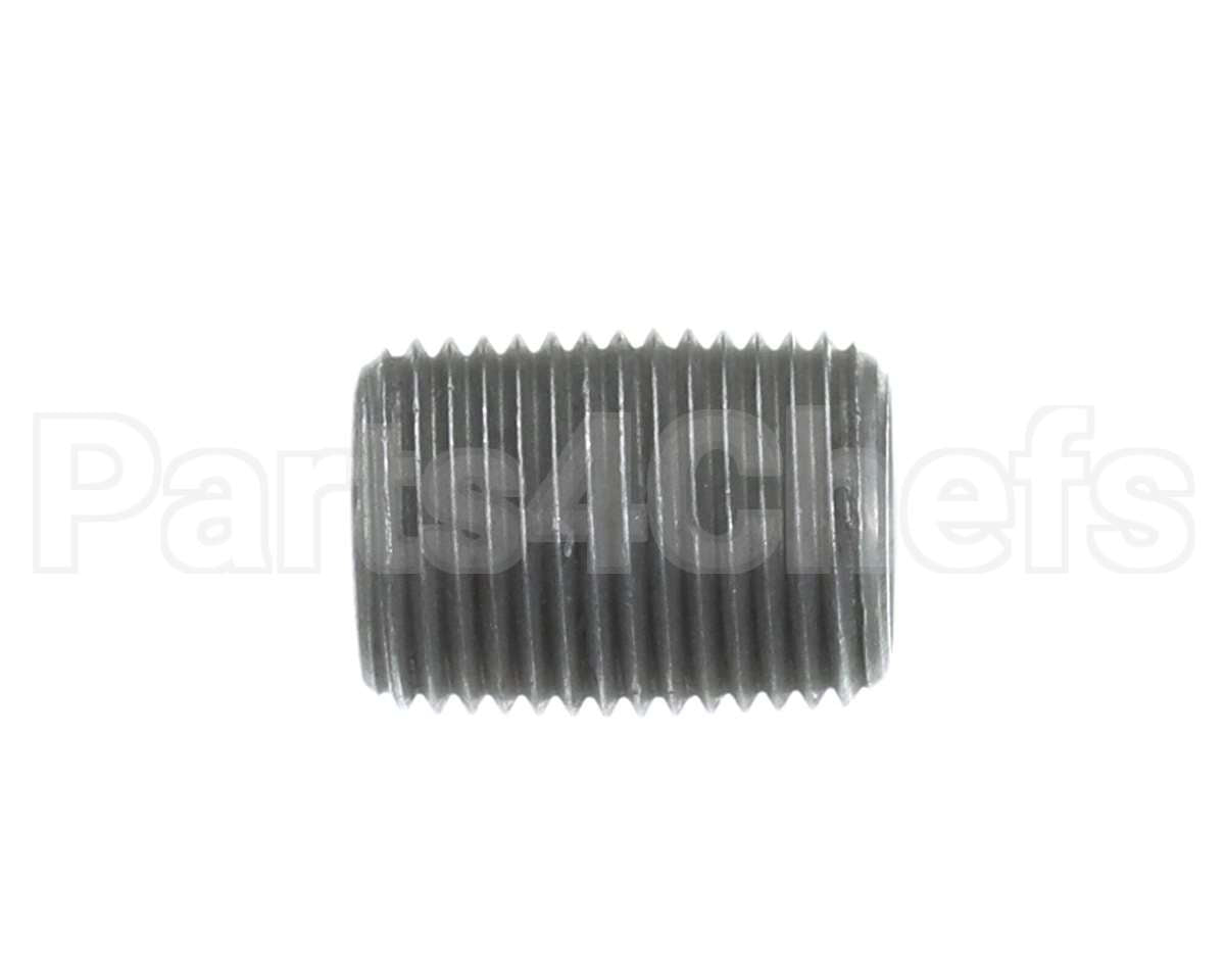 1146806 Southbend Range Nipple,Pipe,Close,Blk,1/2"